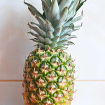 Golden pineapple fruit