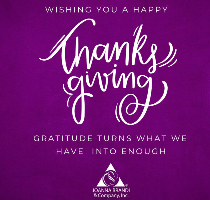 JoAnna Brandi – Return On Happyness – Thanks Giving – 1 JoAnna Brandi - Return On Happyness - Thanks Giving - 1