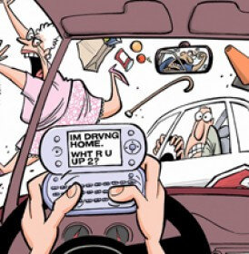 For me this is a wake-up call. Buddy’s gone and I saw a group full of responsible caring adults admitting to driving while distracted. For the sake of what?